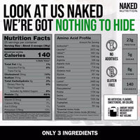 Thumbnail for NAKED Goat Vanilla Protein Powder - Pasture Fed Goat Whey Protein Powder from Small-Herd Dairies - Only 3 Ingredients - GMO Free, Soy Free - All Natural - 23 Grams of Protein - 25 Servings