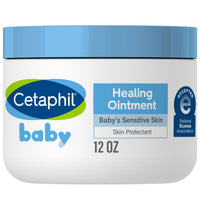 Thumbnail for Cetaphil Baby Healing Ointment, Diaper Rash Ointment Soothes and Protects Baby's Irritated Skin, Skin Protectant For Dry Skin, 12oz