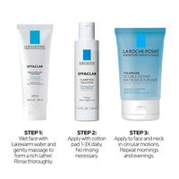 Thumbnail for Effaclar Daily Acne Essentials Kit, Acne Treatment System, Salicylic Acid Acne Cleanser, Pore Refining Toner, & Matte Face Moisturizer for Oily Skin & Combination Skin, Oil-Free, 2 Month Supply