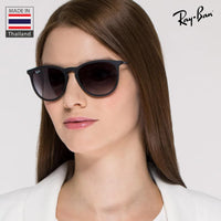 Thumbnail for Ray-Ban RB4171 ERIKA CLASSIC Phantos Shaped Non-Polarized Sunglasses for Women – Includes Official RAYBAN Eyewear Kit – Ideal Formal & Casual Wear Sunglasses – Grey Gradient Lens
