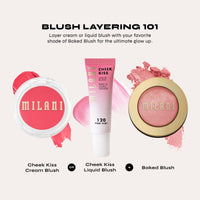 Thumbnail for Milani Baked Blush, Powder Blush for Cheeks, Cruelty Free Makeup - Shape, Contour & Highlight Face for a Shimmery or Matte Finish -Luminoso