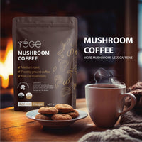 Thumbnail for Mushroom Coffee, Instant Mushroom Coffee with Cordyceps, Reishi, King Trumpet, Shitake, Turkey Tail, Lions Mane for Energy, Focus, Positive Mood & Immune Support (30 Servings)