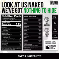 Thumbnail for NAKED Grass Fed Protein Bundle: 1LB Casein and 1LB Vanilla Whey