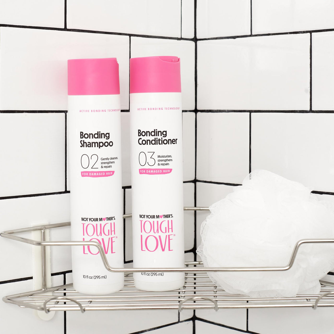 Not Your Mother's Tough Love Shampoo & Conditioner (2-Pack) - 10 fl oz - Helps Strengthen Hair, Repair Hair, and Condition Damaged Hair