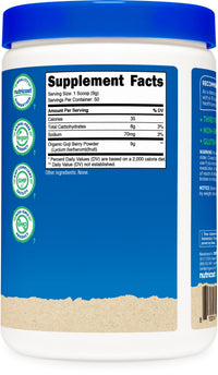 Thumbnail for Nutricost Organic Goji Berry Powder (1lb) - USDA Certified Organic, Gluten Free, Non-GMO, Vegetarian