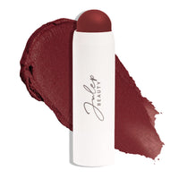 Thumbnail for Julep Skip The Brush Cream to Powder Blush Stick - Passion Fruit - Blendable and Buildable Color - 2-in-1 Blush and Lip Makeup Stick