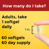 Thumbnail for Nature Made Omega 3 Fish Oil and Algae Oil Supplements, 1200mg, Algae Oil & Fish Oil Blend, Omega 3 Supplement for Heart, Brain and Eyes Support, One Per Day, 60 Softgels