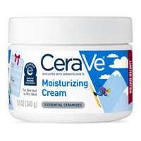 Thumbnail for CeraVe Après Ski Moisturizing Cream, Body and Face Moisturizer for Dry Skin, Hyaluronic Acid and Ceramides, Daily Moisturizer, Oil-Free, Fragrance Free, Non-Comedogenic, Limited Edition, 12 Ounce
