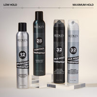 Thumbnail for Redken Max Hold Hairspray 32 | Extreme Maximum High Hold Hairspray | Long-Lasting Lift & Body | All-Day Style Control | Dry Finish | 24 Hour Humidity Resistance | | For All Hair Types | 9 Oz