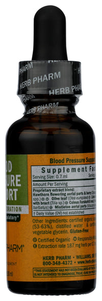 Thumbnail for Herb Pharm Blood Pressure Support Liquid Formula for the Cardiovascular and Circulatory Systems - 1 Ounce (FLINDEN01)