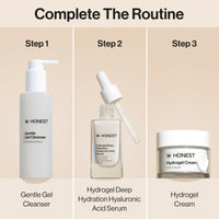 Thumbnail for Honest Beauty Hydrogel Deep Hydration Hyaluronic Acid Serum, Moisturizes Plumps, Hypoallergenic, Fragrance-Free, Vegan, Gentle for Sensitive Skin, 1 fl oz