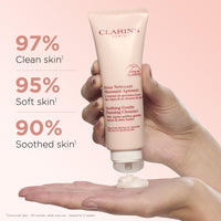 Thumbnail for Clarins NEW Soothing Gentle Foaming Face Cleanser | Cleanses, Soothes, and Comforts | Contains Nourishing Shea Butter | Soap-Free| SLS-Free| Very Dry or Sensitive Skin Types | 4.2 Ounces