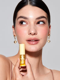 Thumbnail for SHEGLAM Jelly Wow Hydrating Non-Sticky Lip Oil Moisturizing Plumping Lip Gloss - Grapefruit Glow