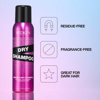 Thumbnail for Redken Invisible Dry Shampoo For All Hair Types - Lightweight & Residue-Free, Fragrance-Free