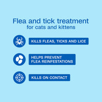Thumbnail for ADAMS Plus Flea & Tick Foaming Shampoo & Wash for Cats & Kittens, Flea Shampoo to Treat Flea Infestations, Kills Ticks, Fleas, Flea Eggs & Lice, Cleans and Conditions Coat, 10 Ounces