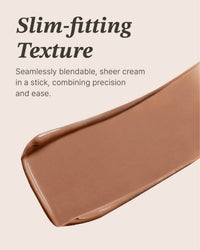 Thumbnail for Glint Sheer Bronzer Stick (Caramel, 0.24oz) - Creamy Buildable, Blendable Formula for Natural Contour, Long-Lasting, Smooth, Versatile Use. Korean Makeup. Nose, Face, Cheeks.