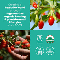 Thumbnail for Navitas Organics Goji Berries – For Smoothies, Trail Mix, Baked Goods, Oatmeal & More – Vitamin A, Antioxidants, Fiber – Wolfberry - USDA Organic, Non GMO, Gluten Free, Vegan (8oz. Bag, 8 Servings)