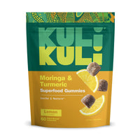 Thumbnail for Kuli Kuli Super Energy Gummies - Energy Supplements with Moringa, Caffeine-Free Natural Energy Booster - 60 Non-GMO, Gluten-Free Moringa Gummies