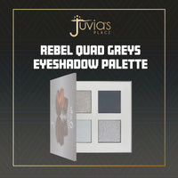 Thumbnail for Juvia's Place Rebel Quad Grey Eyeshadow Palette - Professional Eye Makeup, Pigmented Eyeshadow Palette, Makeup Palette for Eye Color & Shine, Pressed Eyeshadow Cosmetics, Shades of 4, 1.0 Count