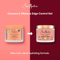 Thumbnail for Shea Moisture Define & Shine Edge Gel + Flaxseed Coconut & Hibiscus Holds and Controls Edges All Day Infused With Glycerin, Coconut Oil and an Invigorating Sweet Scent Paraben-Free Hair 3.5 OZ