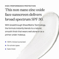 Thumbnail for Supergoop! Mineral Sheerscreen SPF 30 PA+++, 1.5 fl oz - 100% Mineral, Broad Spectrum Face Sunscreen + Primer + Helps Filter Blue Light - Satin Finish - For All Skin Types