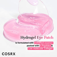 Thumbnail for COSRX Pink Peptides Collagen Hydrogel Eye Patch for Puffy Eyes and Dark Circles, Under Eye Mask, 60 Under Eye Patches, Korean Skin Care