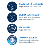 Thumbnail for CeraVe Acne Control Gel, 2% Salicylic Acid Treatment With Glycolic Acid + Lactic Acids + Niacniamide, Acne Gel Helps Clear Blemishes Without Over Drying, Alcohol Free & Oil Free, 1.35 Fl Oz