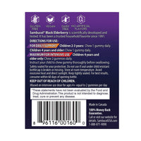 Thumbnail for Sambucol Black Elderberry Gummies for Kids - Elderberry Gummies with Zinc and Vitamin C, Chewable Supplement for Kids, Low Sugar, Berry Flavor - 30 Count