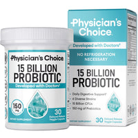 Thumbnail for Physician's CHOICE Beginner Probiotics 15 Billion CFU - 6 Diverse Strains & Organic Prebiotics, Designed for Overall Digestive Health and Supports Occasional Constipation, Diarrhea, Gas & Bloating