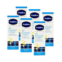 Thumbnail for Vaseline Intensive Care All Purpose Cream Rough Cracked Skin Relief, 6-Pack, 1.41 FL Oz Each, 6 Tubes