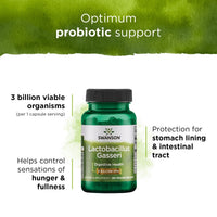 Thumbnail for Swanson Lactobacillus Gasseri - Vegan Probiotic Supplement - Supports Energy Metabolism & Gut Health* - No Refrigeration Required - 60 Veggie Capsules