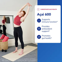 Thumbnail for Pure Encapsulations Acai 600 | Berry Supplement for Fiber, Immune Support, Antioxidants, and Flavonoids* | 180 Capsules