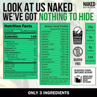 Thumbnail for NAKED Vanilla Pea Protein Isolate 1LB Pure Micronized Creatine Monohydrate 1,000g (200 Servings) – Vegan; Bulk; Non-GMO; Gluten Free; Soy Free