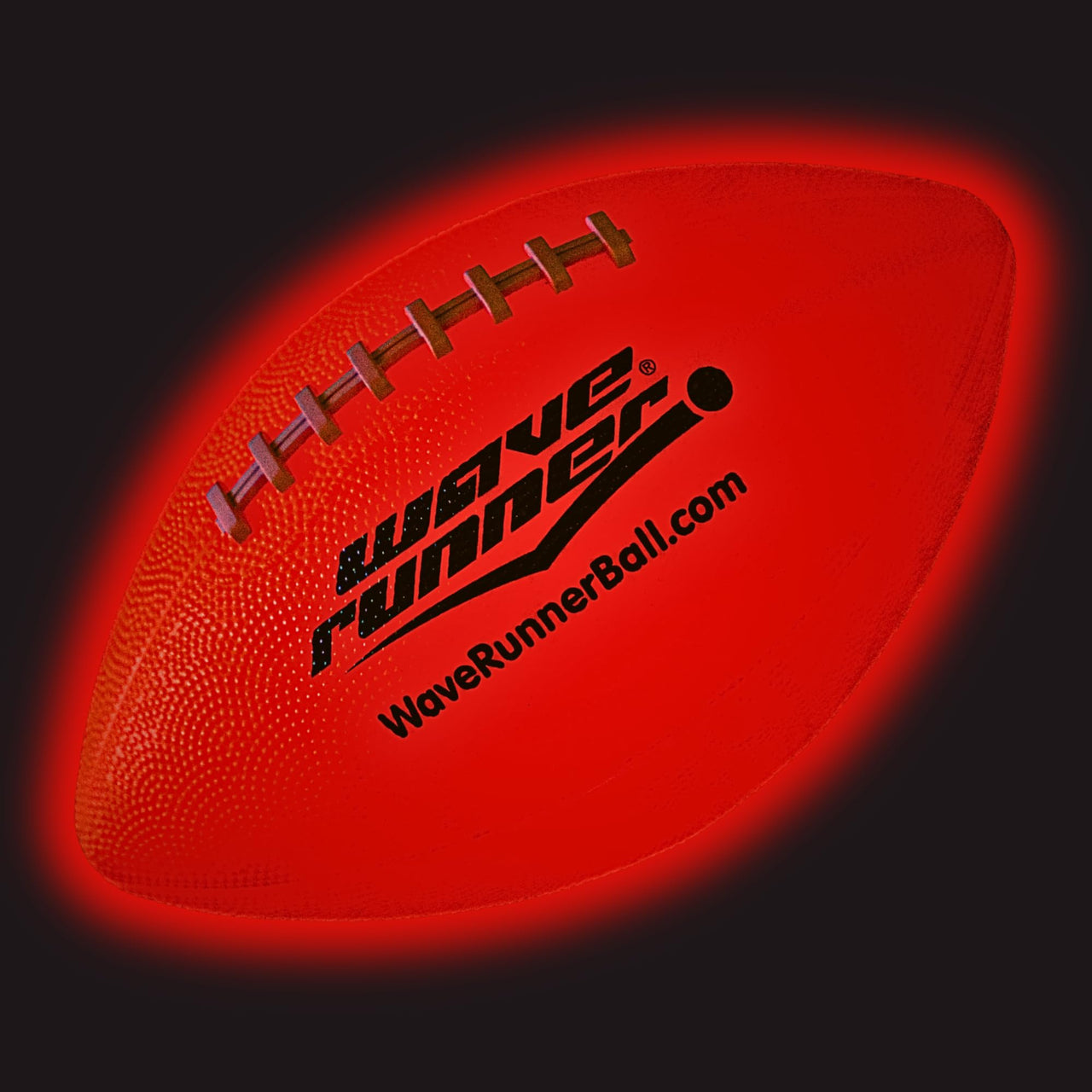 Wave Runner LED Light-Up Football - Glow in The Dark Football Games- Size 10.35 in. with Pump and Batteries Included | Perfect Game Gifts for Teen Boys Ages 7-15 Fans & Players