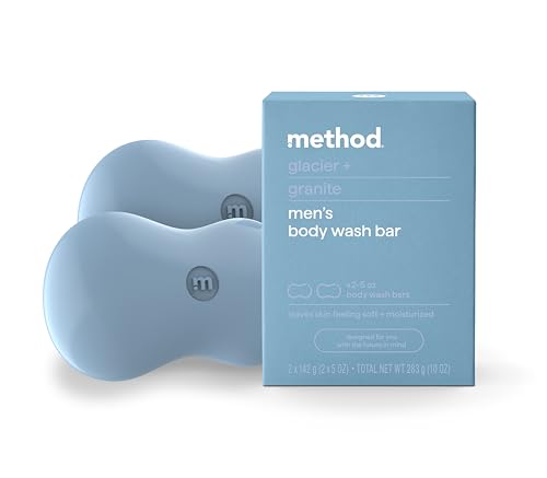 Image 4 of Glacier + Granite / 10 Ounce (Pack of 6) for the product Method Bar Soap