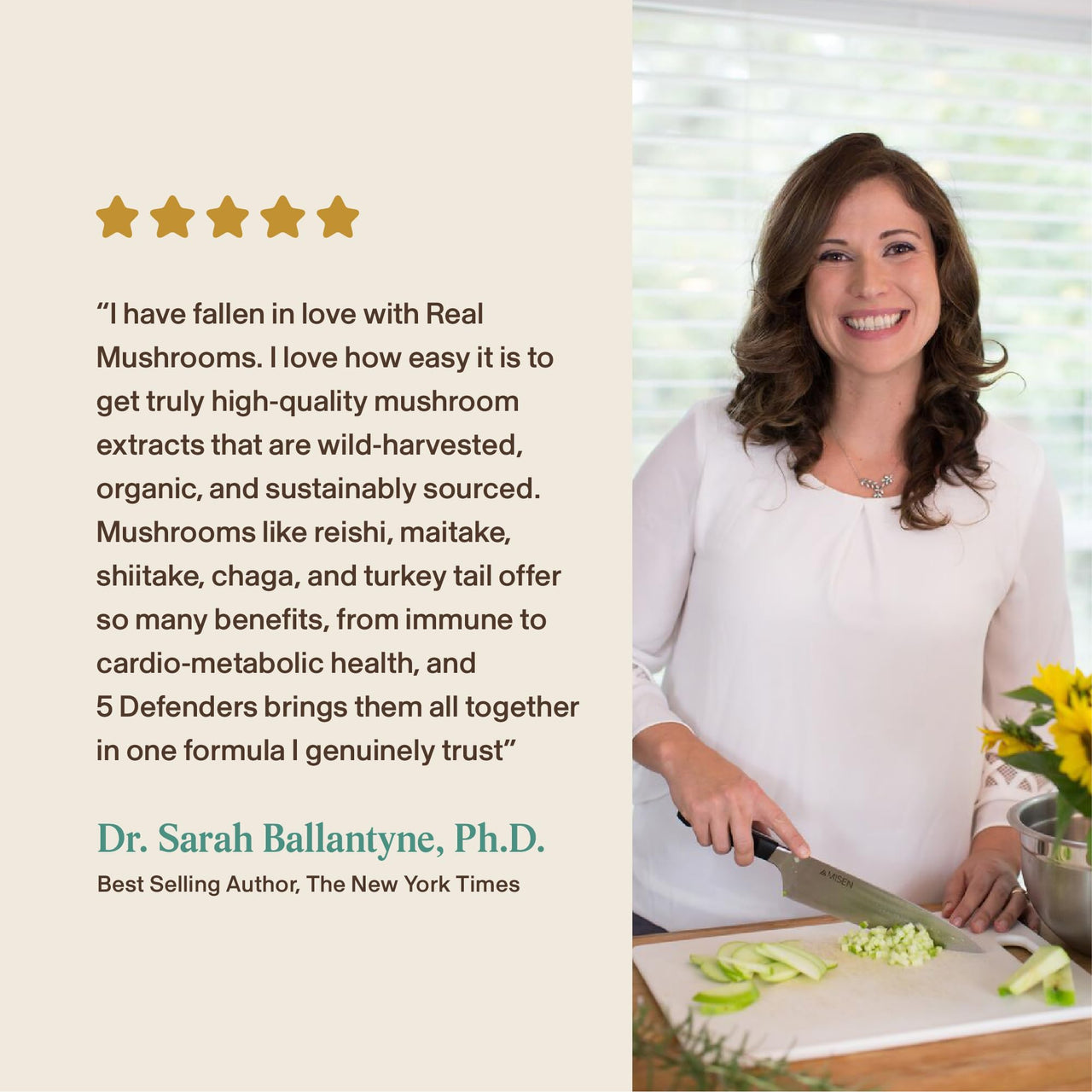 Real Mushrooms 5 Defenders Mushroom Complex – Organic Adaptogenic Mushroom Blend with Chaga, Reishi, Turkey Tail, Maitake & Shiitake for Wellness Support - Mushroom Beta Glucan Capsules - 200 Count