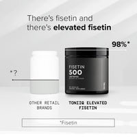 Thumbnail for Toniiq Ultra High Purity Fisetin 500mg - 98%+ Higly Purified & Bioavailable Fisetin Supplement with MCT Oil for Absorption - Third-Party Tested Senolytic Supplements for Aging Support - 60 Capsules