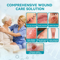 Thumbnail for Dimora Calcium Alginate Wound Dressing, 4'' x 4'' Patches,10 Individual Sterile Pads, Soft and Highly Absorbent Dressing Gauze, Non-Stick Padding