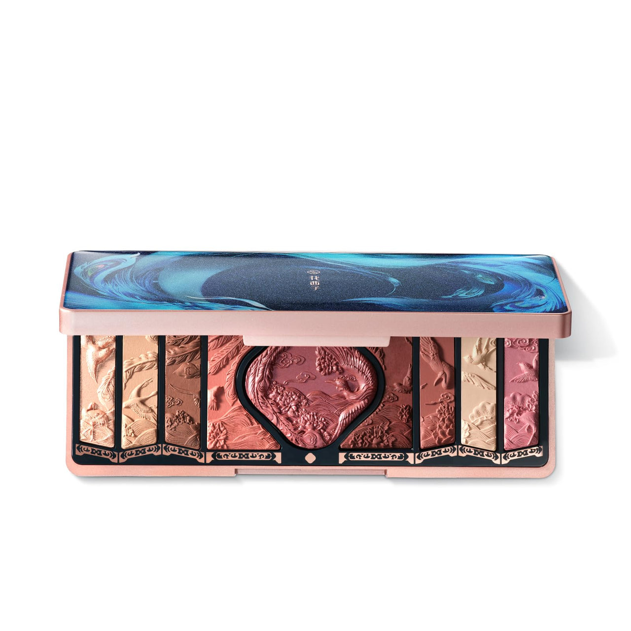 FLORASIS Floral Engraving Phoenix Makeup Palette (04 Burgundy Sunset)