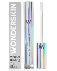 Thumbnail for Wonderskin Lip Gloss Blading Top Gloss, Clear Glitter Lip Gloss, Hydrating and High Shine Finish Lip Makeup (Clear Shine)