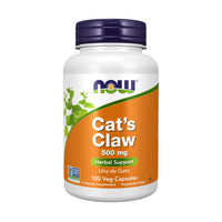 Thumbnail for NOW Foods Supplements, Cat's Claw 500 mg, Non-GMO Project Verified, Herbal Supplement, 100 Veg Capsules