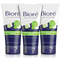 Thumbnail for Bioré Pore Unclogging Scrub, Removes Excess Dirt and Oils, Face Scrub, with Salicylic Acid, Oil Free, 5 Ounces, Pack of 3