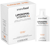 Thumbnail for Codeage Liposomal Vitamin C Liquid 1000mg Vitamin C, 4000mg Essential Phospholipids, Supplement For Daily Immune Support, Liposomes For Absorption, Citrus Bioflavonoids, Vitamin E, Non-GMO, 32 Pouches