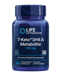 Thumbnail for Life Extension 7-Keto DHEA Metabolite – Crank Up Your Fat-Burning Furnace – Non-GMO – Gluten-Free – 100 Mg – 60 Vegetarian Capsules
