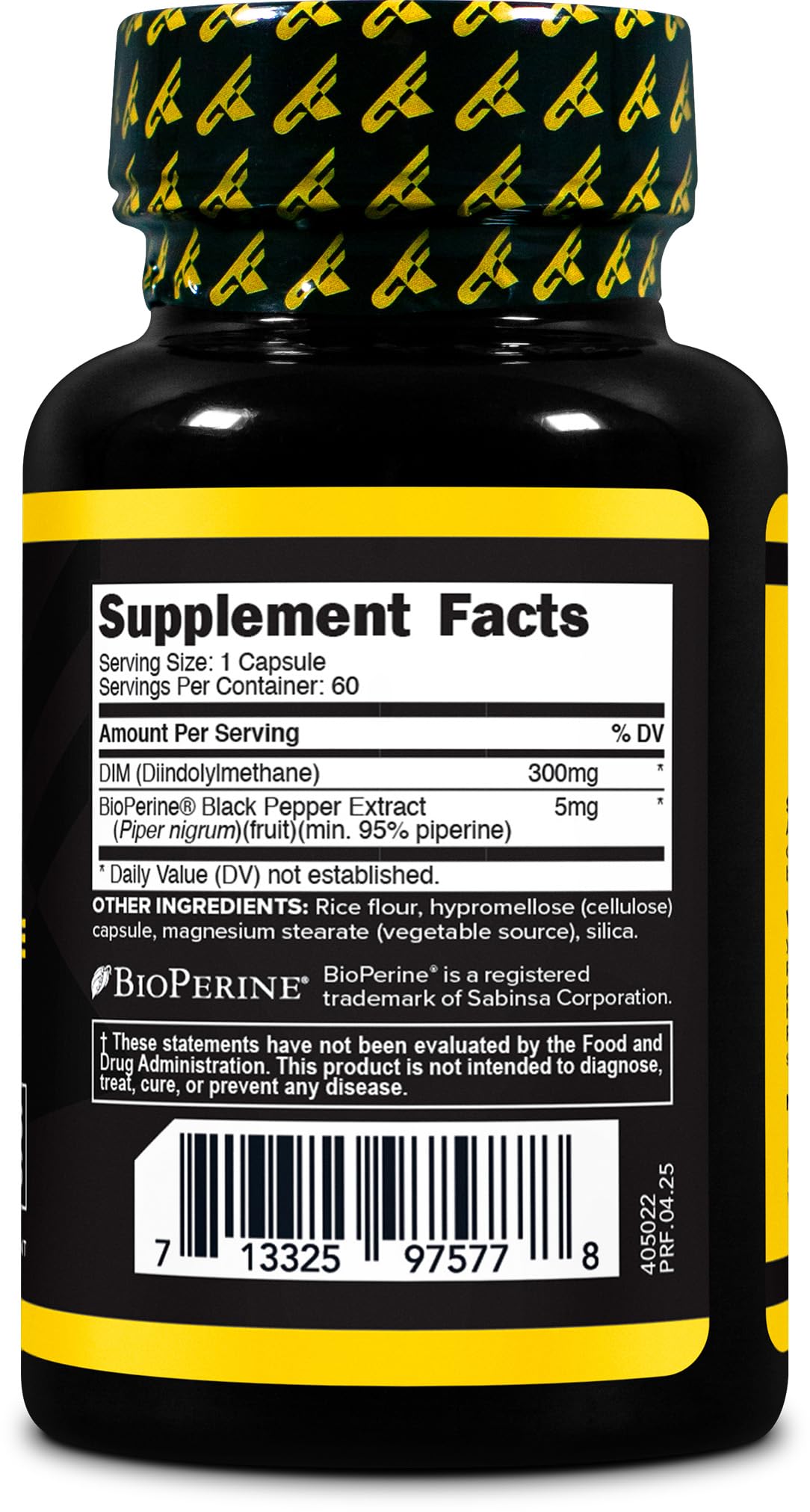 Primaforce DIM Supplement (Diindolylmethane) 300mg, 60 Capsules