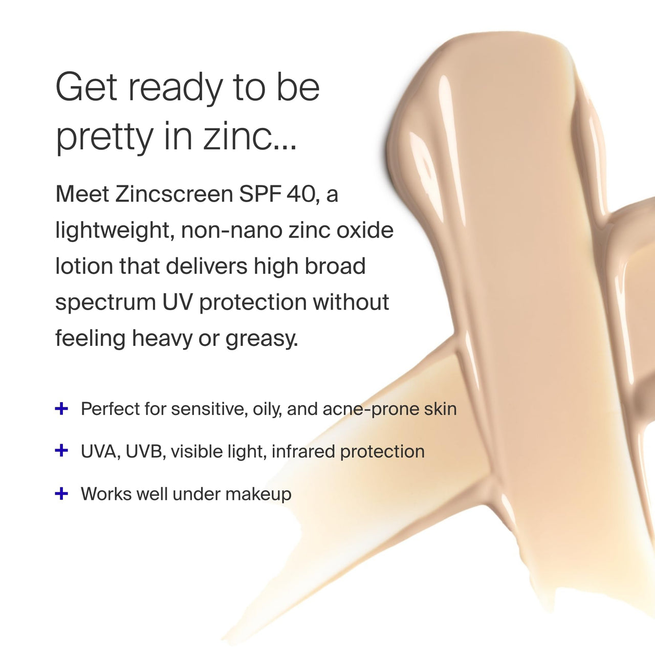 Supergoop! Zincscreen - 1.7 fl oz - SPF 40 PA+++ Mineral Face Lotion & Broad Spectrum Sunscreen - Non-nano Zinc Oxide for Daily UV Protection - Lightweight, Blendable Formula with Pink Hue