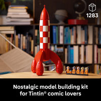 Thumbnail for LEGO Ideas Tintin Moon Rocket - Building Set for Adults, Ages 18+ - Collectible Kit for Fans - Bedroom or Home Office Decor - Gifts for Comic Lovers - 21367