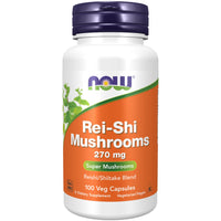 Thumbnail for NOW Foods Supplements, Rei-Shi Mushrooms 270 mg, Reishi/Shiitake Blend, Super Mushrooms, 100 Veg Capsules