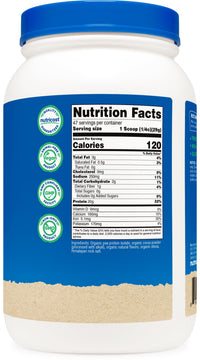 Thumbnail for Nutricost Organic Pea Protein Powder (3 LBS) Chocolate - Certified USDA Organic, Protein from Plants, Vegetarian Friendly, Gluten Free, Non-GMO