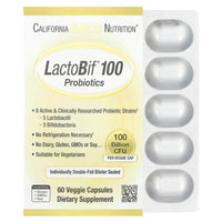 Thumbnail for 100 Billion CFU Probiotics, 60 Veggie Capsules by California Gold Nutrition